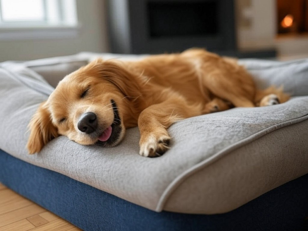 Memory Foam Dog Bed Large: How Better Sleep and Dreams Help Your Dog Feel Healthier